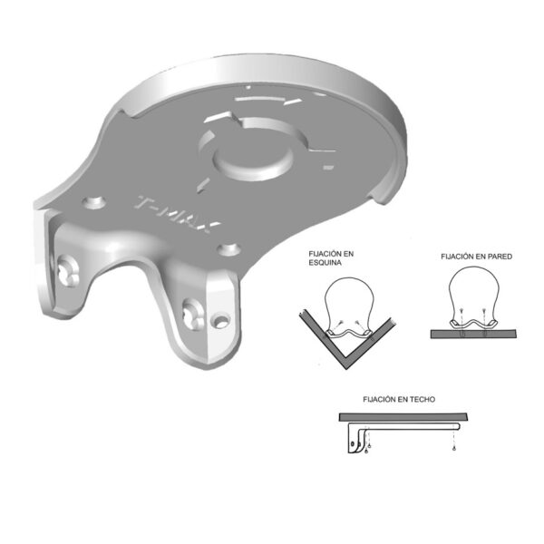 r201222.jpg Soporte Montaje Base Pared Techo Cámara Ezviz Mod C6n