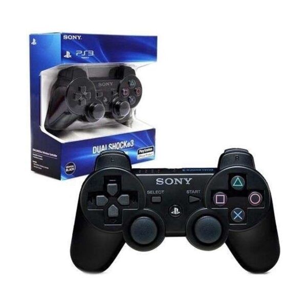 Joystick Playstation 3 Ps3 Logo Sony Play 3 DualShock 3 Bluetooth Negro