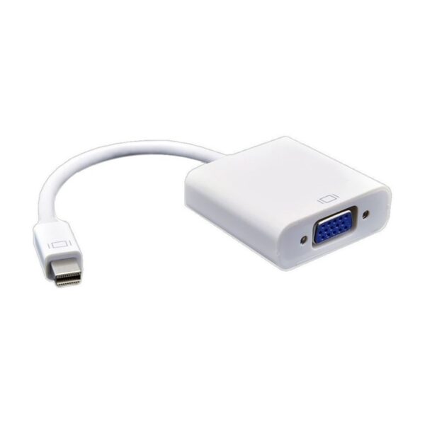 Adaptador Mini Displayport a Vga Full Hd 1080 cable corto