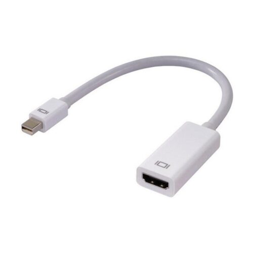 Adaptador Mini Displayport a Hdmi Full Hd 1080 cable corto