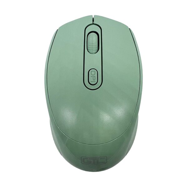 Mouse Inalambrico Gtc Mig-123V Optico 1600 Dpi Pc Notebook Color Verde