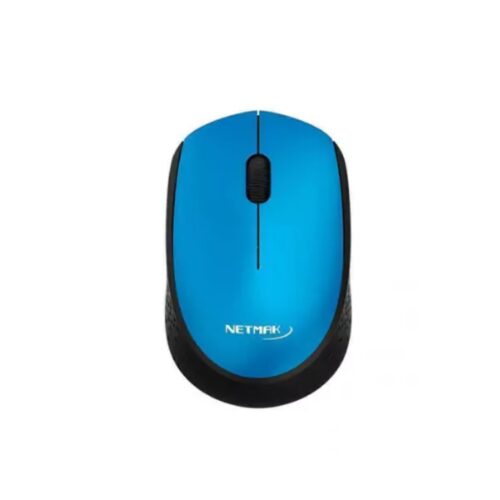 Mouse Inalambrico Netmak M680 Optico 1200 Dpi Pc Notebook Celeste