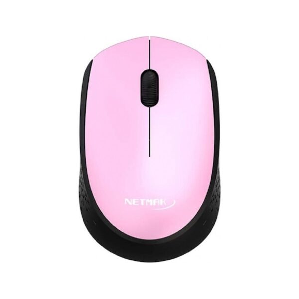 Mouse Inalambrico Netmak M680 Optico 1200 Dpi Pc Notebook Rosa