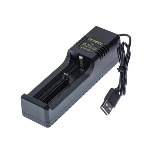 Cargador Universal Usb Para Pilas 26650, 18650, 14500 MS-5D81X 1000mA