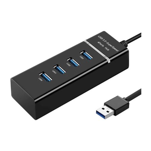 Hub Usb 3.0 Alta Velocidad 4 Puertos Carga Rapida Y Datos 5Gbps jg-hub3.0