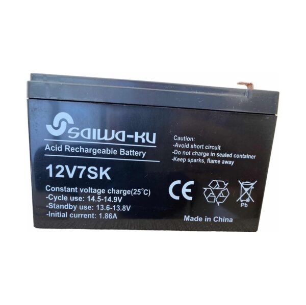 Bateria De Gel 12V 7A Alarma Recargable
