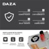 Inversor De Corriente Eléctrica Daza 1000w Conversor Convertidor 12v A 220v Onda Senoidal Modificada