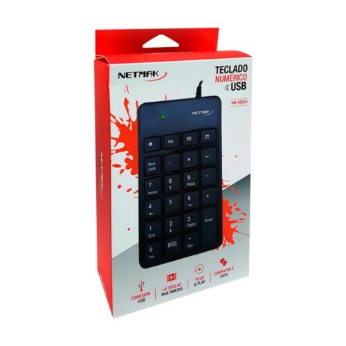 Teclado Pad Numerico USB NM-KB250 Netmak