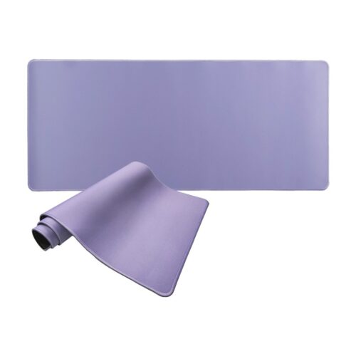 Mouse Pad Gamer 70 x 30 cm Antideslizante Bordes Cosidos Lavable Color Lila