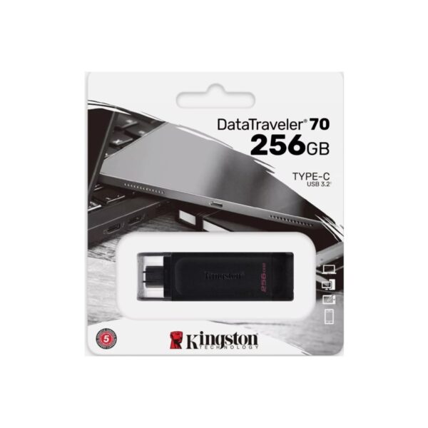 PenDrive Unidad flash USB Kingston 256 GB DataTraveler 70 tipo C para teléfono tableta notebook pc Pen Drive