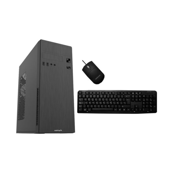 Gabinete Pc Kit Kelyx Modelo Lc728-12 Fuente 500w Teclado y Mouse (sin parlantes)