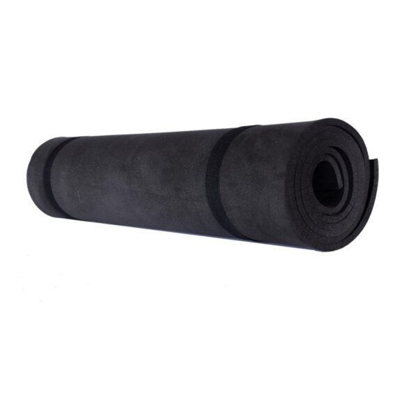 Colchoneta Goma Eva 160x57cm X6mm Ideal Yoga, Pilates, Gimnasio Negro