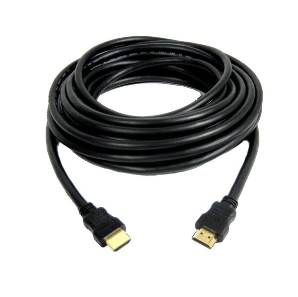 r201472.jpg Cable Hdmi A Hdmi 5 Metros Cable Goma Premium Negro Full Hd 1080p Mod13008 Only