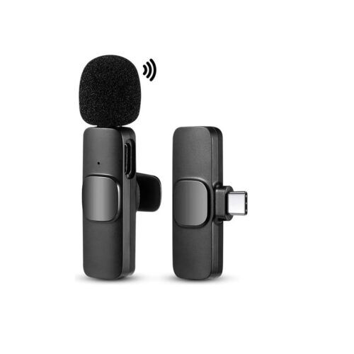 Microfono Inalambrico Periodista Streaming Corbatero Usb Tipo C