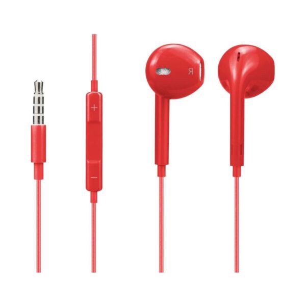 Auricular Con Cable Manos Libres IN-EAR Urban Style NETMAK NM-UR70 Rojo