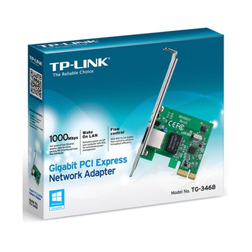 Placa de red TP-Link TG-3468 Ethernet PCIE 1000MB/s Pci Express