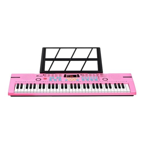 Organo Musical Teclado Piano Infantil BdMusic BD-612 Color Rosa