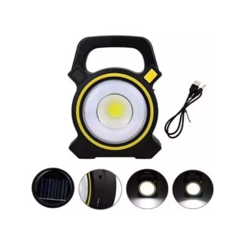 Linterna Lampara Farol Led Mano Jy-819 Solar Recargable Usb