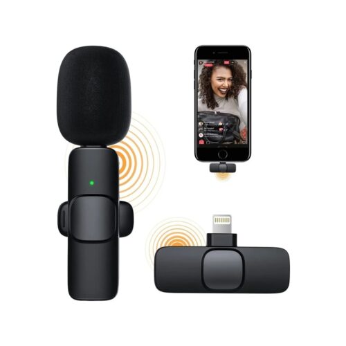 Microfono Corbatero Inalambrico Periodista Para iPhone iPad Lighting