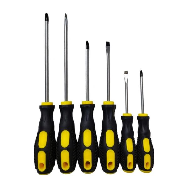 r201655.jpg Kit Juego Destornilladores 6 Piezas Phillips Pala Imantados