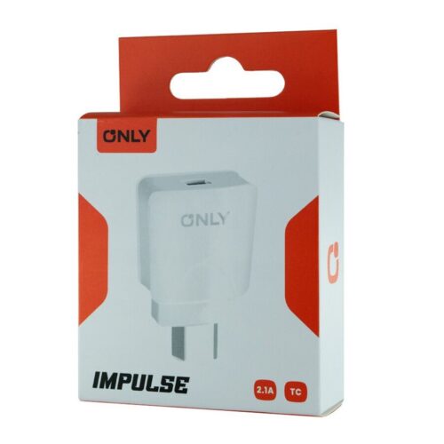 Cargador Cabezal Celular Usb A Tipo C con cable Carga Rapida 2.1A Only Impulse Mod18-D