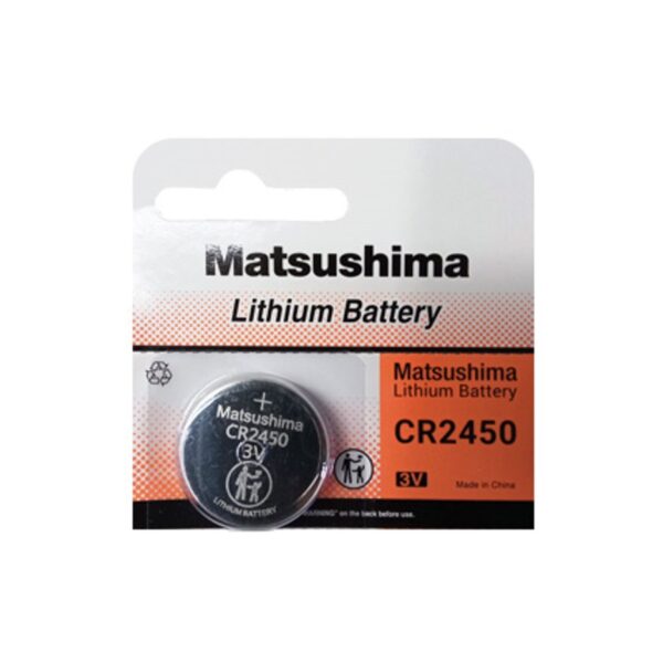 Pila Cr2450N Matsushima 2450 3V X Unidad Dimensiones 24.5 X 5.0 Mm