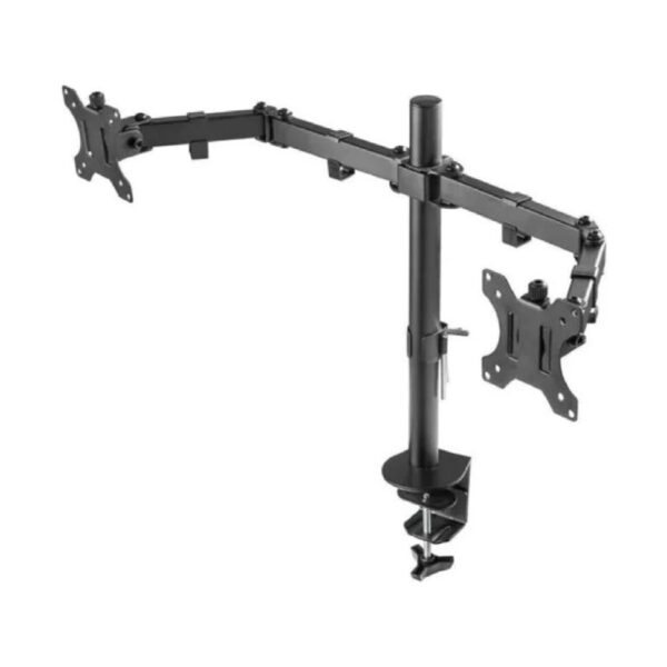 r201679.jpg Brazo Soporte Doble De Mesa Para Monitor 15 A 27 Pulgadas Metal