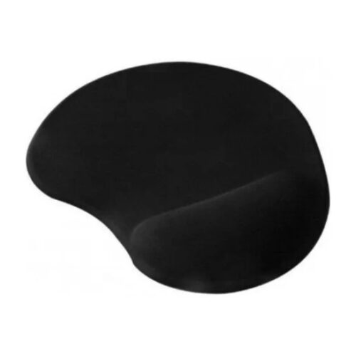 Mouse Pad Antideslizante Con Gel Neopreno Apoya Muñeca Negro