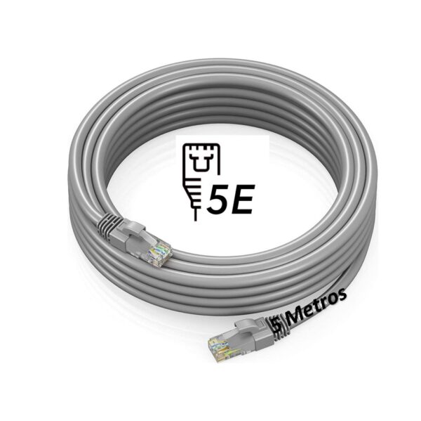Cable De Red Utp 5 Metros Armado Cat 5 Pc Modem Smart Led Tv Proyector Camaras Cctv