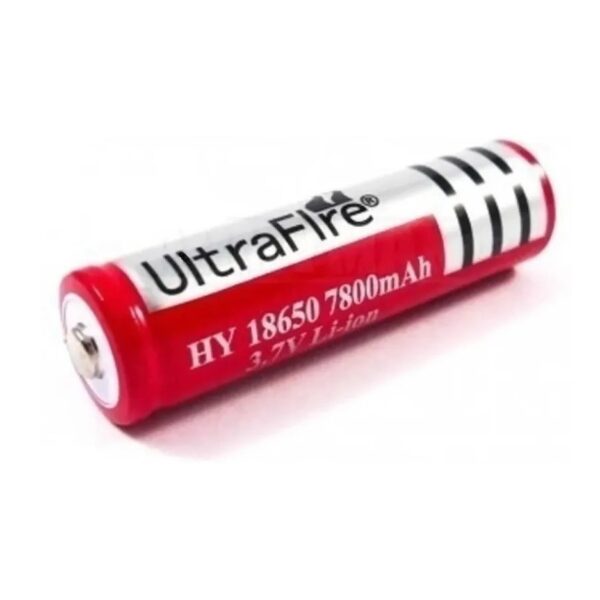 Pila Bateria Ultrafire Recargable 3.7v 7800 Mah Litio 18650 con teton