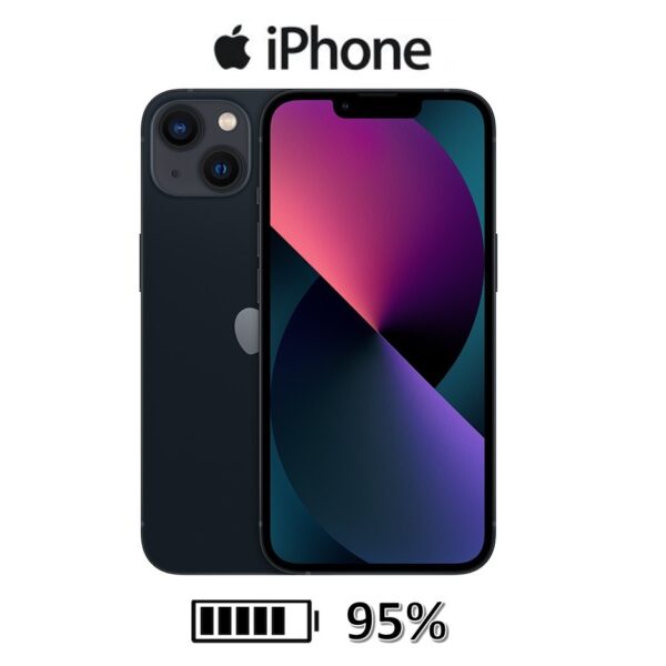 Celular Apple Iphone 13 128Gb Condicion Bateria 95% Negro Usado Como Nuevo