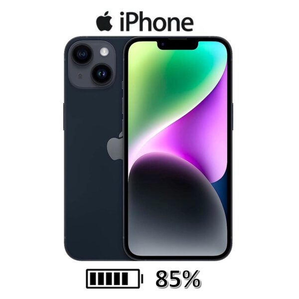 Celular Apple Iphone 14 128Gb Condicion Bateria 85% Midnight Usado Como Nuevo