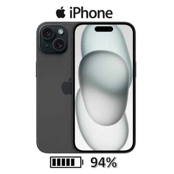 Celular Apple Iphone 15 128Gb Condicion Bateria 94% Negro Usado Como Nuevo