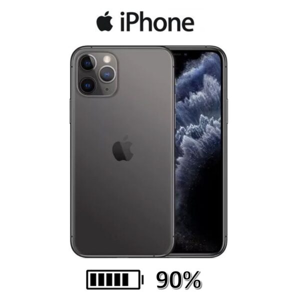 Celular Apple Iphone 11 Pro 64Gb Condicion Bateria 90% Gris Usado Como Nuevo