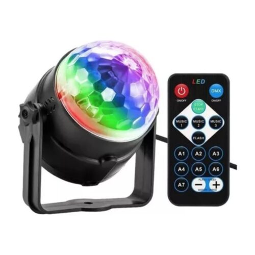Bola Esfera Magica Led Rgb Mini Usb Boliche Fiesta Dj