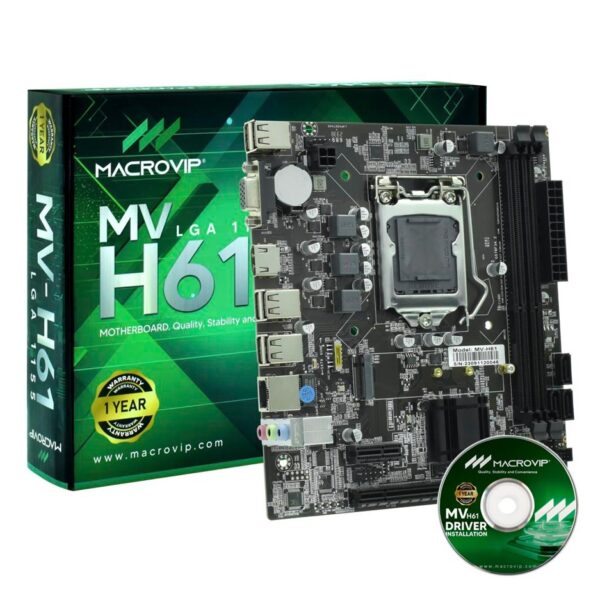 Mother Placa Madre Macrovip MV-H61 Socket LGA 1155 VGA HDMI DDR3