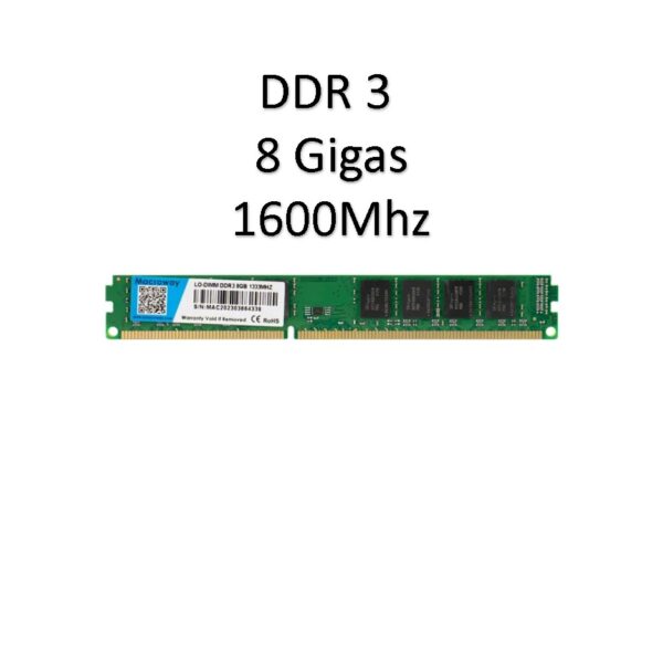 Memoria Ram Pc Macroway DIMM 8GB DDR3 1600MHz Para PC