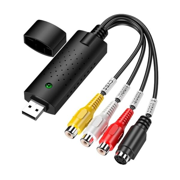 Capturadora Video Y Audio Usb Edicion S-video + Rca Easy Capture