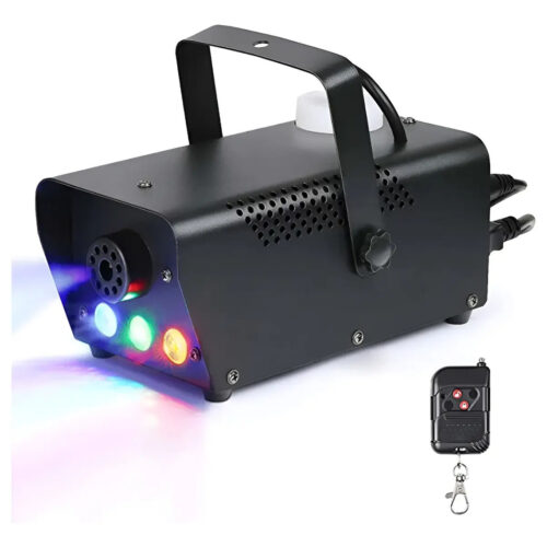 Maquina De Humo 600w control remoto Inhalambrico con luces led RGB