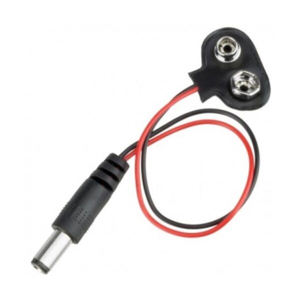 Conector Bateria 9v Cable Clip A Plug 5.5 X 2.1