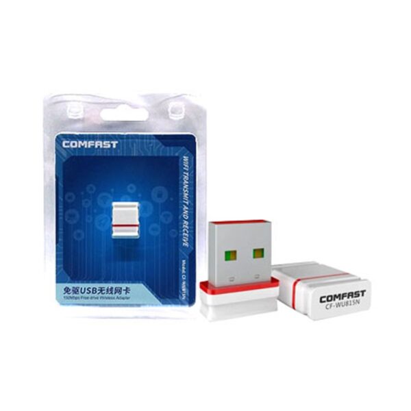 Placa De Red Wifi Usb Comfast Cf-Wu815N 150Mbps 2.4Ghz Mini Nano Chipset Rtl8188Gu W10 Free Driver