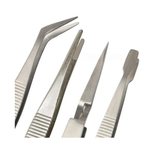 Pinza Bruselas X 4 Piezas Para reparacion Celulares Electronica