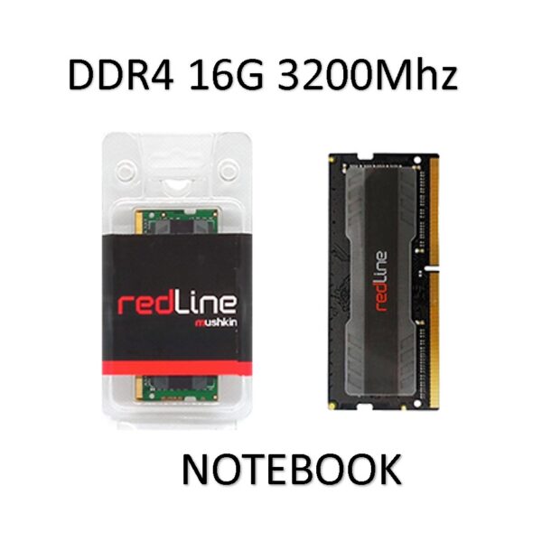 Memoria Ram Notebook Sodimm Ddr4 16Gb 3200Mhz 1.2V Cl22 Mushkin Redline