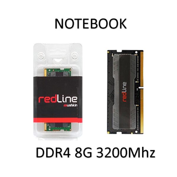 Memoria Ram Notebook Sodimm Ddr4 8Gb 3200Mhz 1.2V Cl22 Mushkin Redline