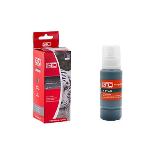 Tinta Alternativa GTC 100ml Compatible HP GT51 GT52 GT53 GT58XX Series Smart Tank & Ink Tank Negro