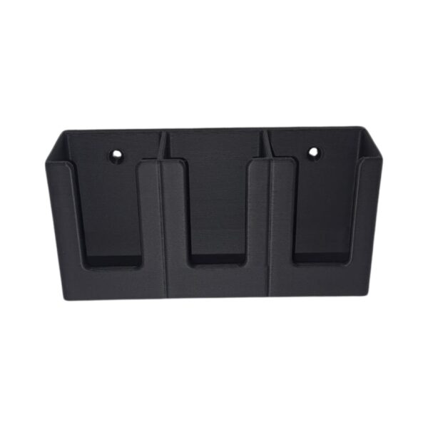 Soporte Para Controles Remotos X3 Organizador Para Pared Negro