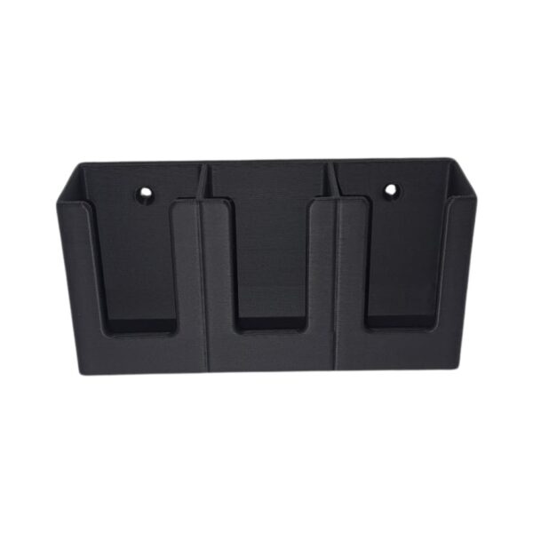 r201959.jpg Soporte Para Controles Remotos X3 Organizador Para Pared Negro