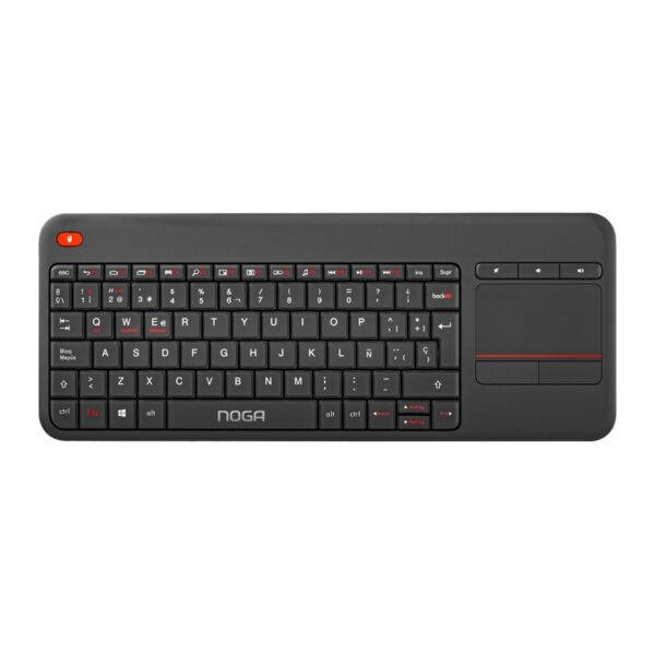 Teclado Noganet NKB-Q80 Combo Con Touchpad 2 en 1 Inalambrico + Bluetooth Multimedia