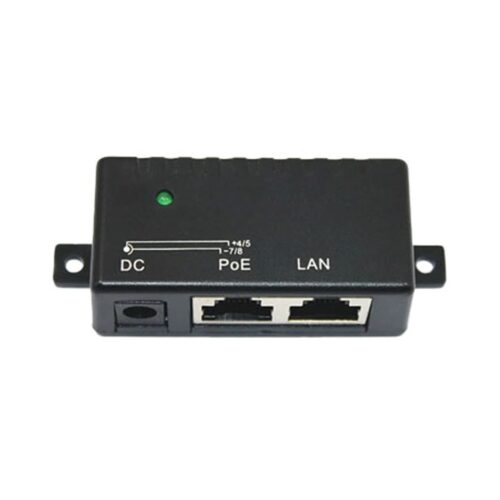 Adaptador Fuente Inyector PoE Pasivo 5.5x2.1mm Rj45
