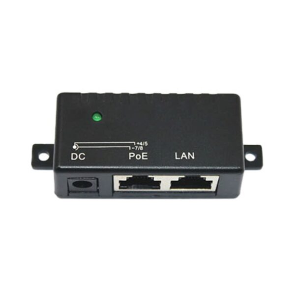 Adaptador Fuente Inyector PoE Pasivo 5.5x2.1mm Rj45